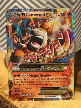 Pokémon Camerupt EX 2017 Holo Rare